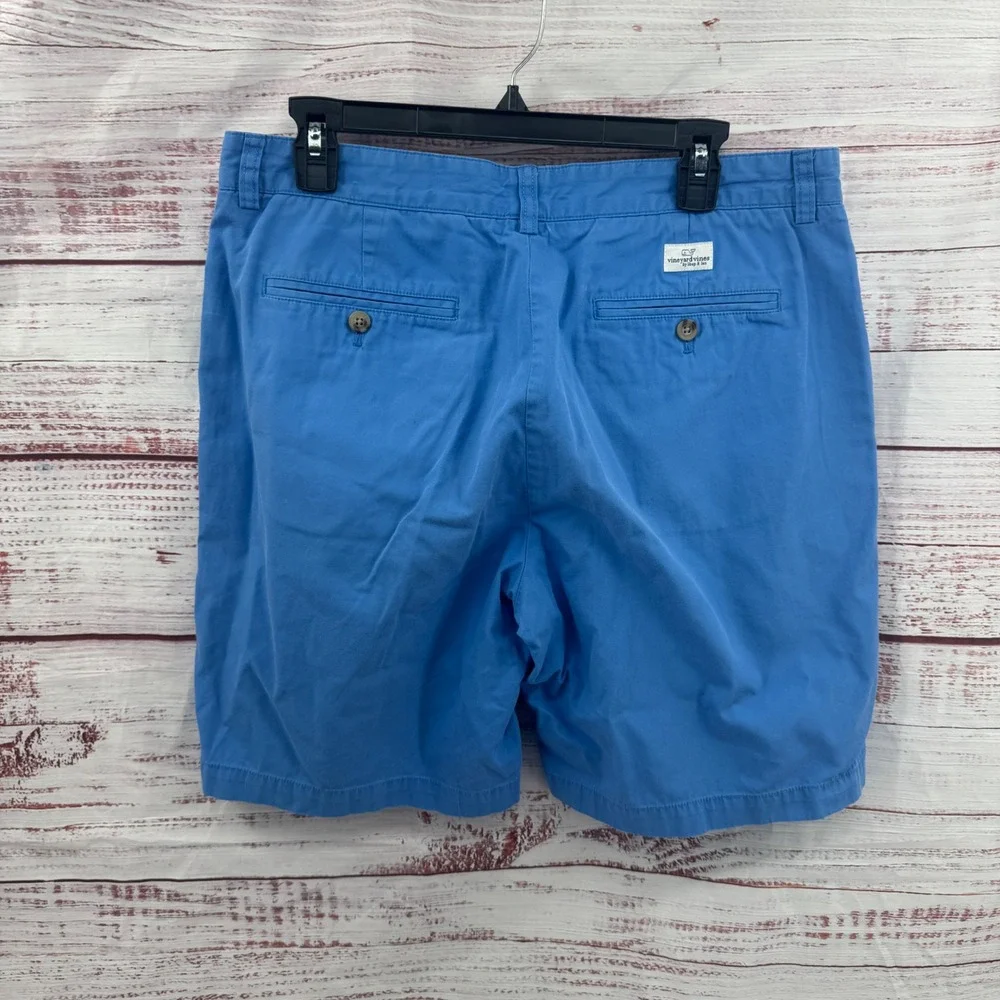 Vineyard Vines Club Shorts Mens Size‎ 34 Blue Chino Casual Preppy Golf Vacation